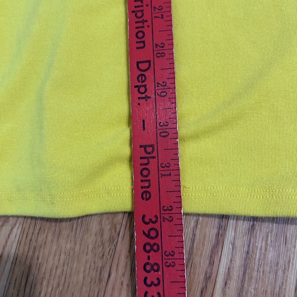 FREE PEOPLE Beach Rosalia Low Open Back Mini Dress Mustard Yellow Large - Picture 10 of 10